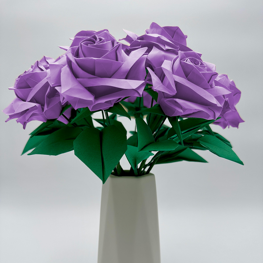 12 Lilac Rose Bouquet