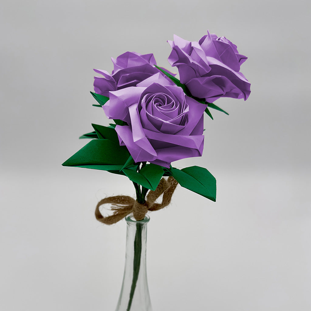 3 Lilac Rose Bouquet